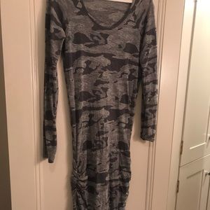 Monrow grey camo dress